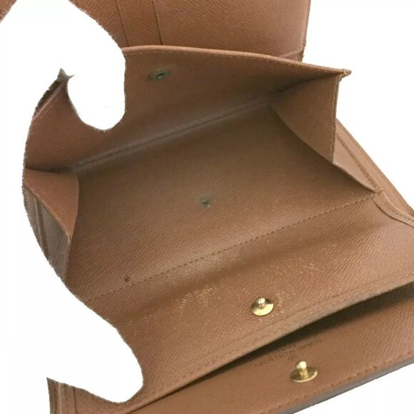 842174AD Louis Vuitton Wallet Porte Tresor Etui Papiers Trifold Brown Monogram - Picture 7 of 9